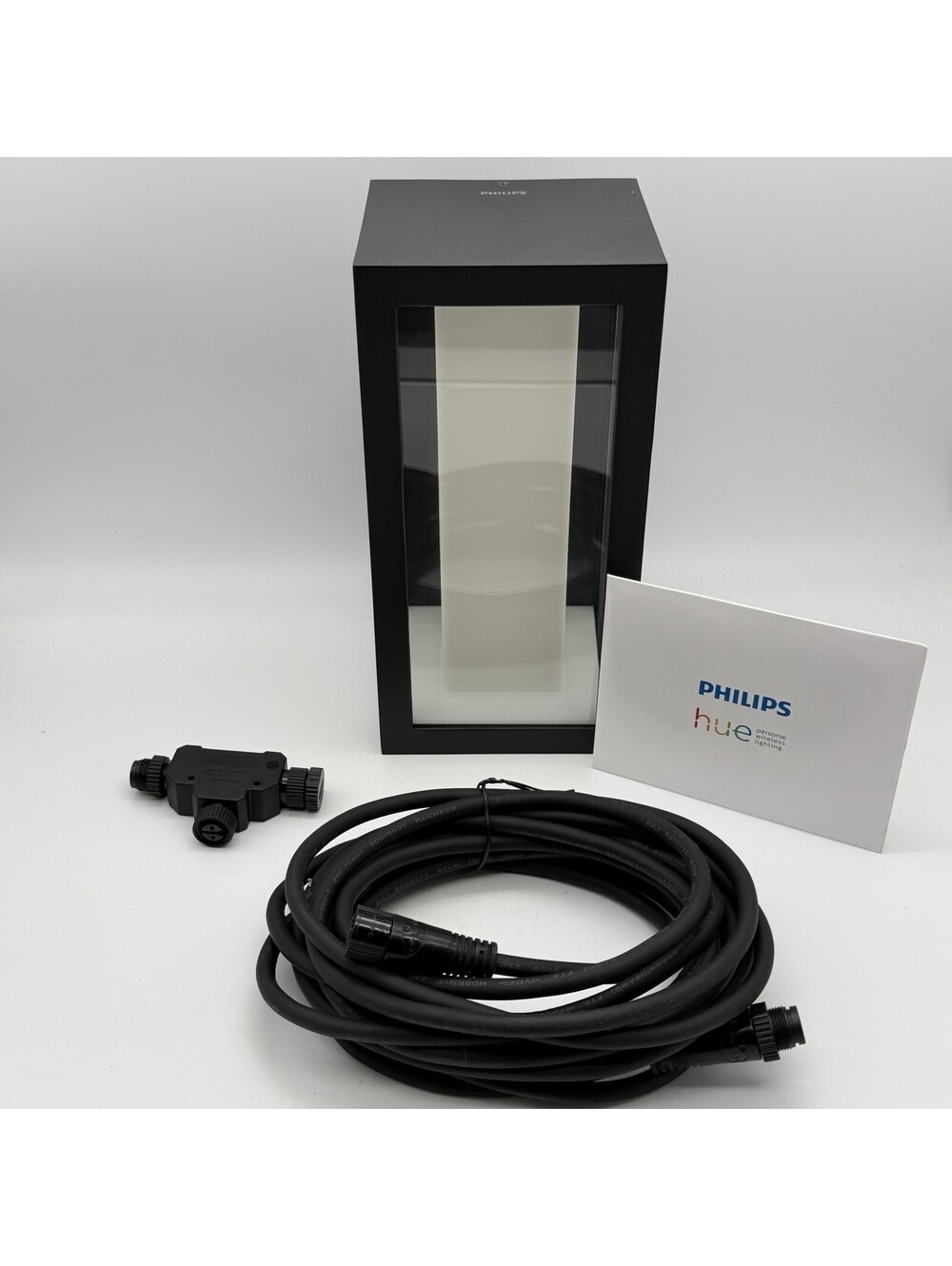 Philips Hue Impress Outdoor Wall Light 1745930V7 Color Ambiance Black 16W